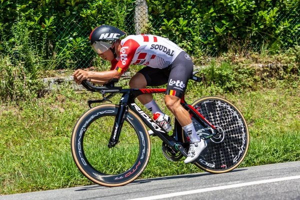 Bosdarros Francia Julio 2019 Ciclista Australiano Caleb Ewan Del Equipo —  Fotos de Stock