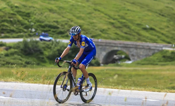 Col Iseran Francia Julio 2019 Ciclista Danés Kasper Asgreen Del — Foto de Stock