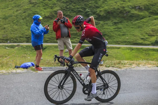 Col Iseran Francia Julio 2019 Ciclista Holandés Dylan Van Baarle — Foto de Stock