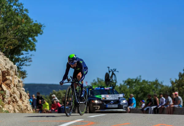 Col Serre Tourre Francia Julio 2016 Ciclista Español Daniel Moreno — Foto de Stock