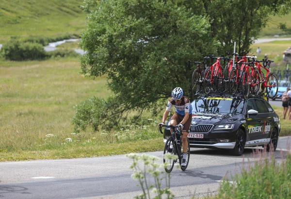 Col Iseran Frankrijk Juli 2019 Franse Wielrenner Tony Gallopin Van — Stockfoto