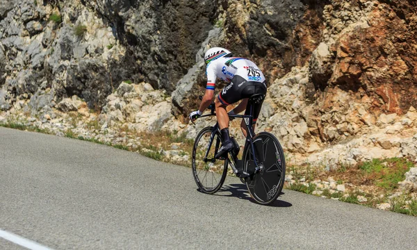 Col Serre Tourre Франція Липня 2016 Південноафриканський Велосипедист Деріл Імпі — стокове фото