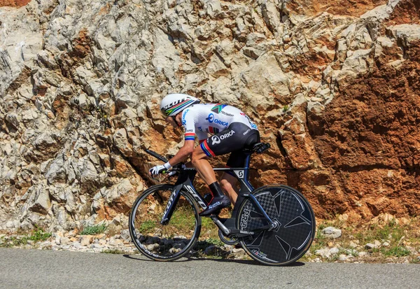 Col Serre Tourre França Julho 2016 Ciclista Sul Africano Daryl — Fotografia de Stock