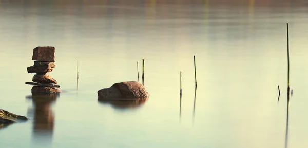 水の体の風景は — ストック写真