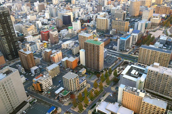 Вид Воздуха Красивый Современный Городской Пейзаж Утром Хамамадзе Сидзуока Япония — стоковое фото