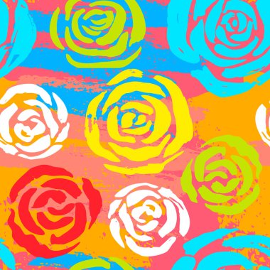 Etnik egzotik batik tropikal seamless modeli. Soyut coroful yaz saati dekorasyon