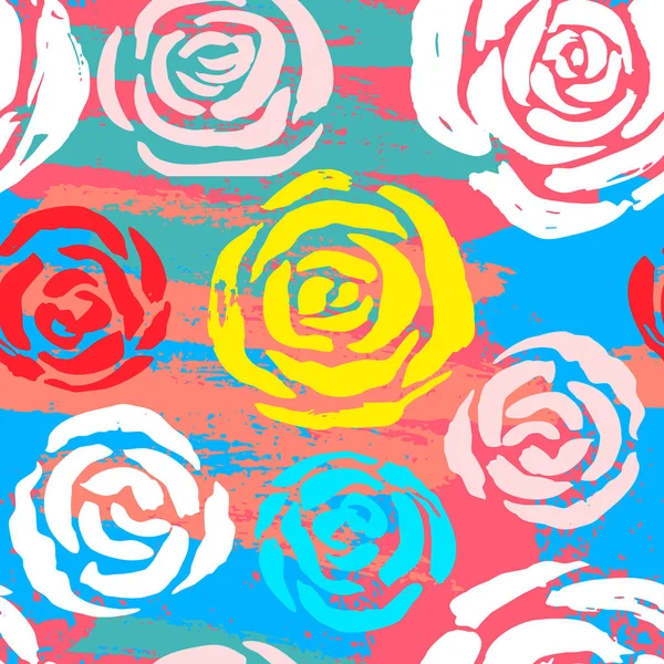 Etnik egzotik batik tropikal seamless modeli. Soyut coroful yaz saati dekorasyon