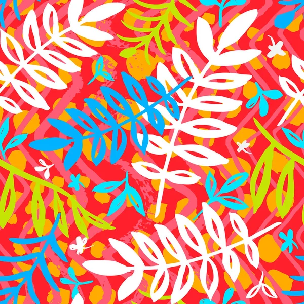 Etnik egzotik batik tropikal seamless modeli. Soyut coroful yaz saati dekorasyon