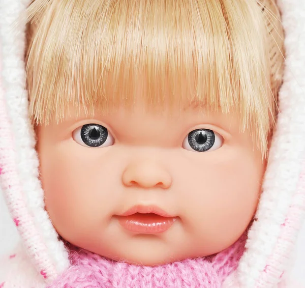 Detail Obličeje Krásná Panenka — Stock fotografie