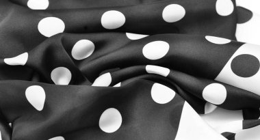 Doku arka plan deseni. Şifon polka noktaları. Desen polka dot. Makro son derece sığ dof ile.