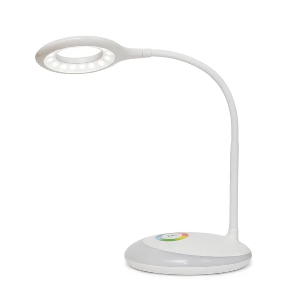 Stylish Table Lamp Isolated White Background Saving Clipping Paths — Stock Photo, Image