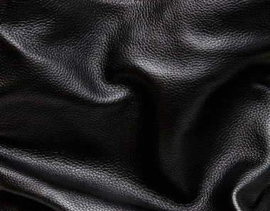 Siyah deri arka plan. Makro son derece sığ dof ile.