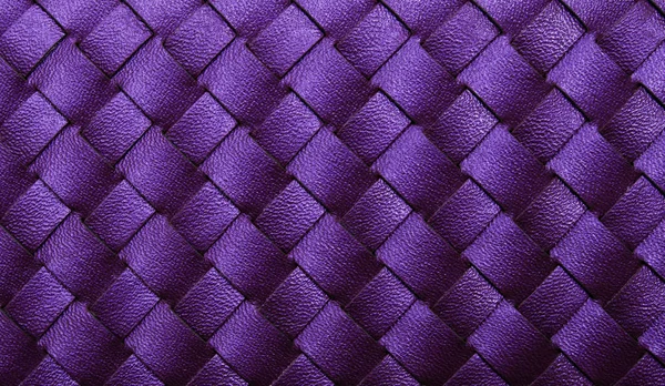 Muestra Color Ultravioleta Del Cuero Estructura Retorcida Estructura Zigzag Textura —  Fotos de Stock