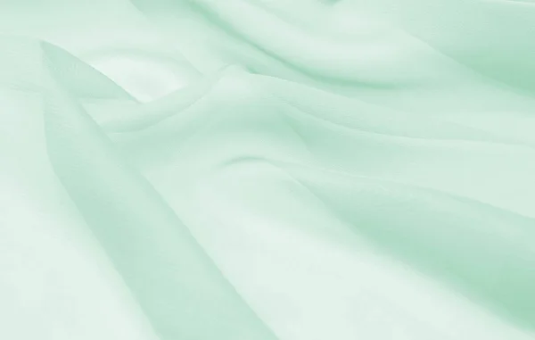 Абстрактная Мятная Мягкая Текстура Шифона Макро Мелким Примесью 2020 Цвет — стоковое фото