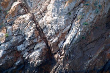 Taşların dokusu ve arkaplanı. Kaya dokusu