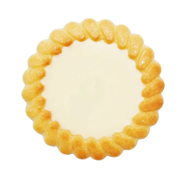 Traditional Cookie Isolated White Background Saving Clipping Paths — Stock Photo, Image