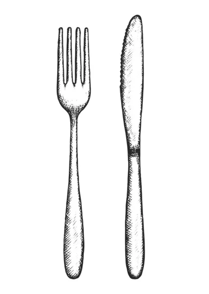 孤立物体的餐具 — 图库矢量图片
