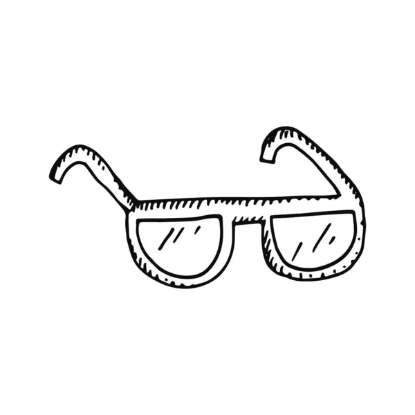 Gafas Para Objeto Aislado Icono Vista — Archivo Imágenes Vectoriales