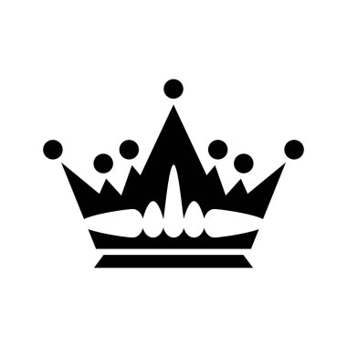 Crown royal vektör. Beyaz arka plan üzerinde izole.