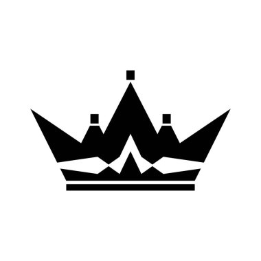 Crown royal vektör. Beyaz arka plan üzerinde izole.