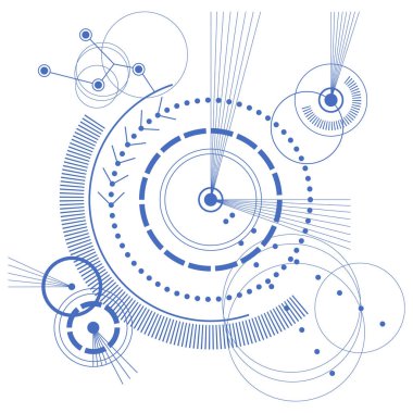 İzole kavramsal arka plan. yüksek teknoloji fütüristik stili. kompozisyon