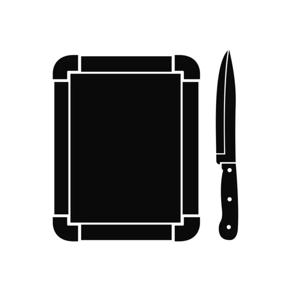Schizzo Vettore Icona Della Cucina Coltello Disegno Mano — Vettoriale Stock