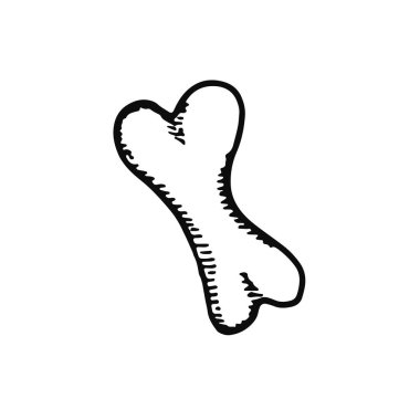 kemik. simge yalıtılmış nesne siluet.