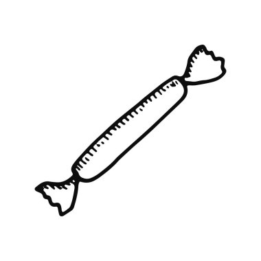 şeker kamışı simgesi. yalıtılmış nesne kroki beyaz arka plan üzerinde siyah.