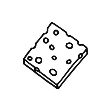 peynir. simge yalıtılmış nesne siluet.