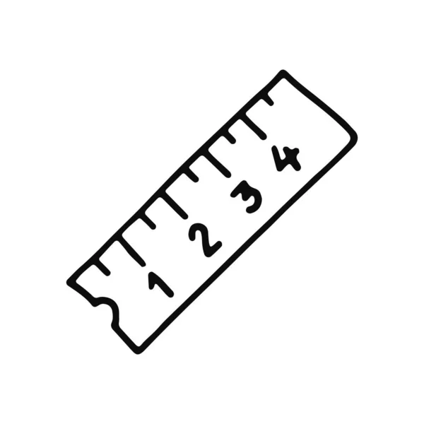 Lineal Symbolvektorskizze Handisolierte Zeichnung — Stockvektor