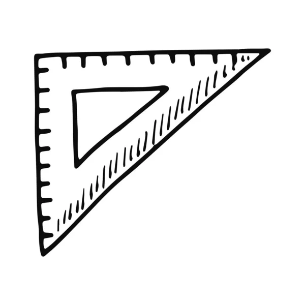 Lineal Symbolvektorskizze Handisolierte Zeichnung — Stockvektor