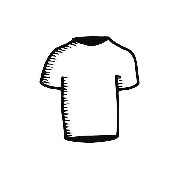 Shirt Icon Isolated Object Vector Silhouette — Stock Vector