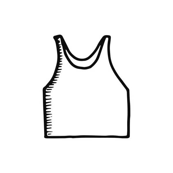 Shirt Symbol Isolierte Objektvektorsilhouette — Stockvektor