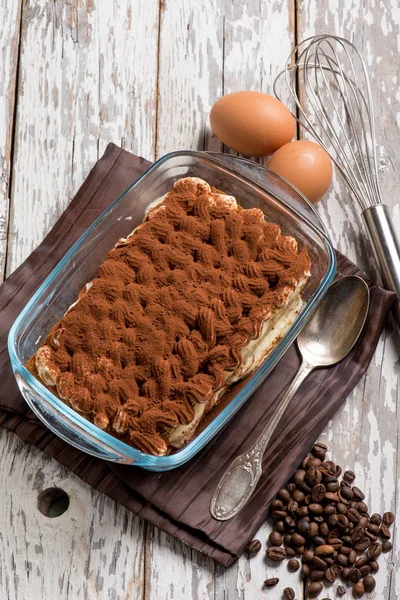 Tiramisu Italian Traditional Dessert — Stock Photo, Image