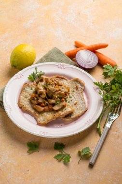 Mantarlı Dana escalope