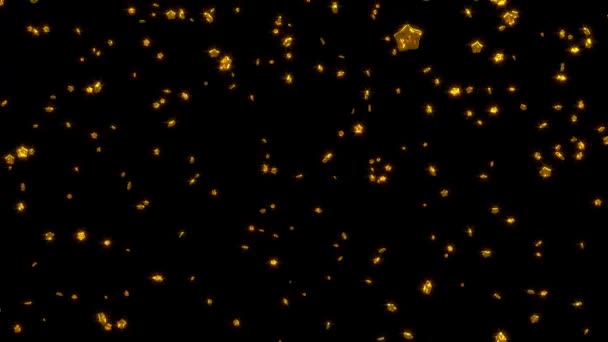 Grande Pluie d'Or Joufflu Cinq Branches Étoiles avec Canal Alpha 