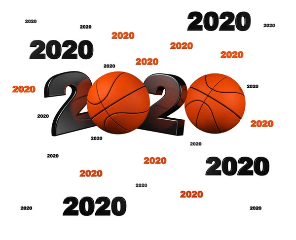 Sok kosárlabda 2020 Designs — Stock Fotó