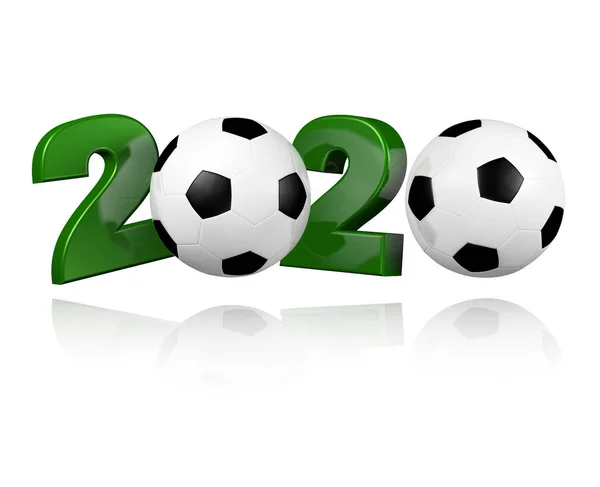 축구 2020 디자인 — 스톡 사진