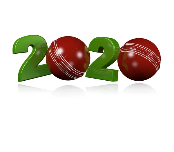 Kriket topu 2020 Tasarım — Stok fotoğraf