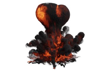 Büyük ve Güçlü Kabarcıklı Kırmızı Patlama 