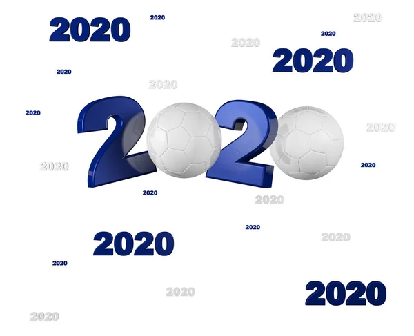 Πολλά σχέδια μπάλα χειροσφαίρισης 2020 — Φωτογραφία Αρχείου