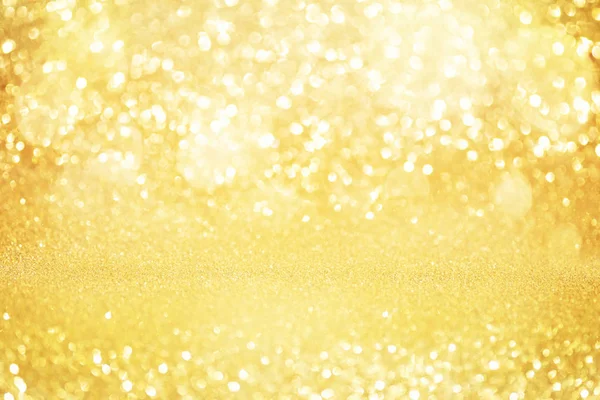 Luces Bokeh Brillo Oro Abstractas Con Fondo Luz Suave —  Fotos de Stock