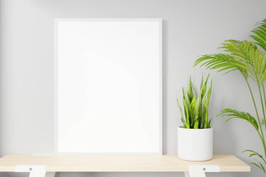 Fotoğraf ya da poster çerçevesi 8.5 x 11 biçimi için uygun. 3B görüntüleme.