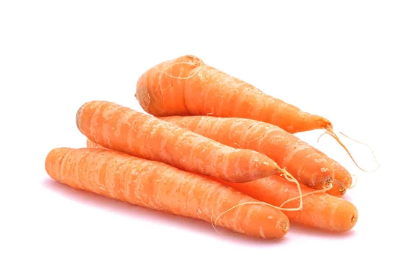 Изолированная Студия Биоорганической Моркови — стоковое фото
