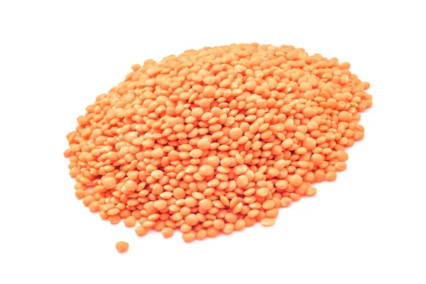 Raw red lentil beans — Stock Photo, Image