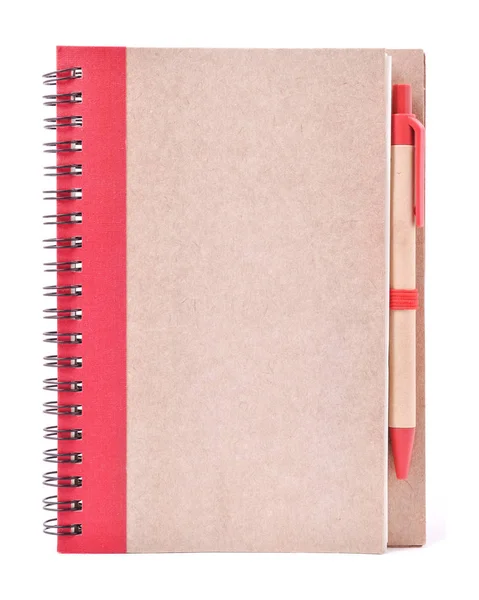 Notebook and pen — Stock Photo, Image