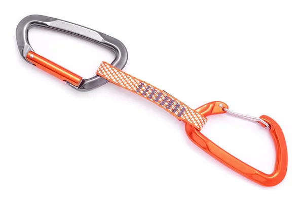Quickdraw carabiner Royalty Free Stock Images