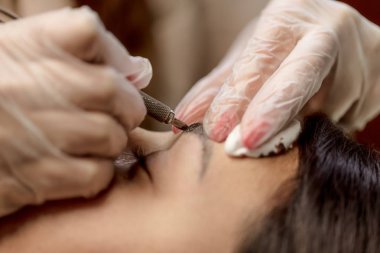 Japon yöntemi çizim kaslar üzerinde modele Şevval Özçelik Güzellik el görünümünü kapat