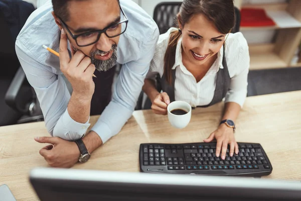 Kreatives Businessteam Arbeitet Neuem Projekt Büro — Stockfoto