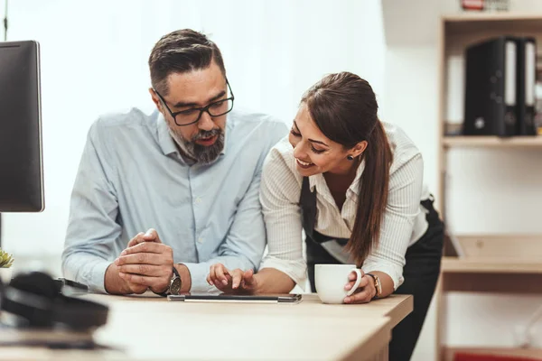 Kreatives Businessteam Arbeitet Neuem Projekt Büro — Stockfoto